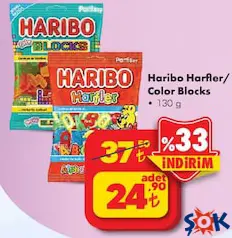 HARİBO HARFLER / COLOR BLOCKS 130 G